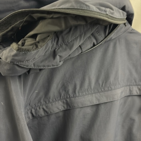 5.11 Tactical Series 2 in 1 Jacket Coat Fleece Mens Navy Blue Police Zipped Hood - Picture 12 of 15